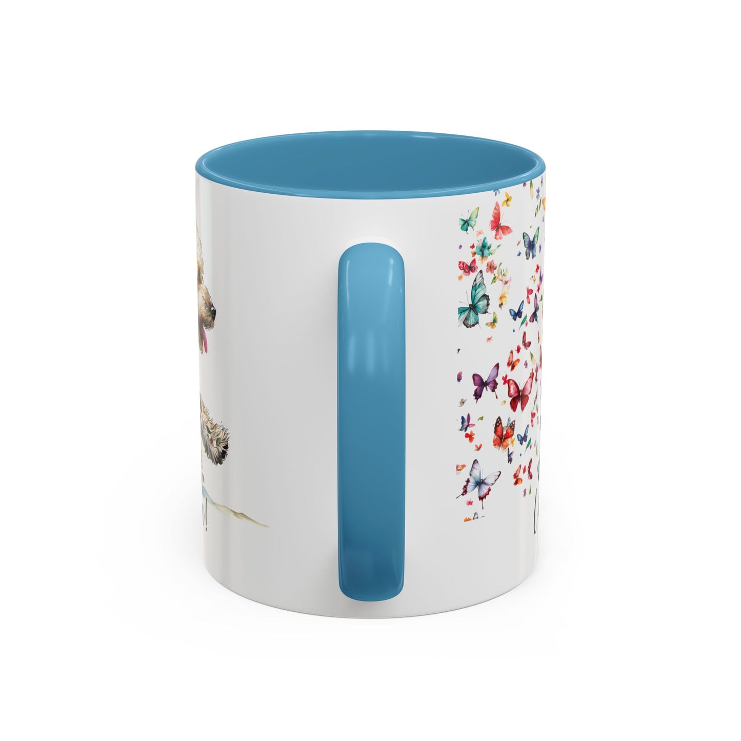 Golden Doodle #2 "Live like the gate was left open" Accent Mugs, 11oz