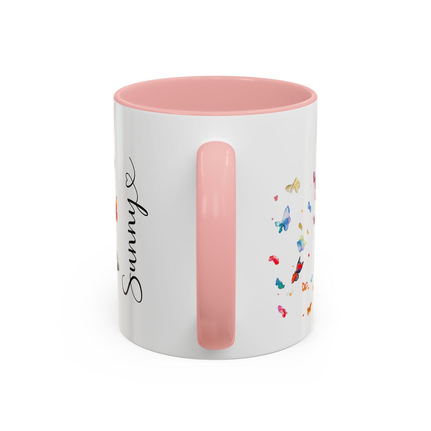 Poodle, Silver Personalized Accent Mugs, 11oz