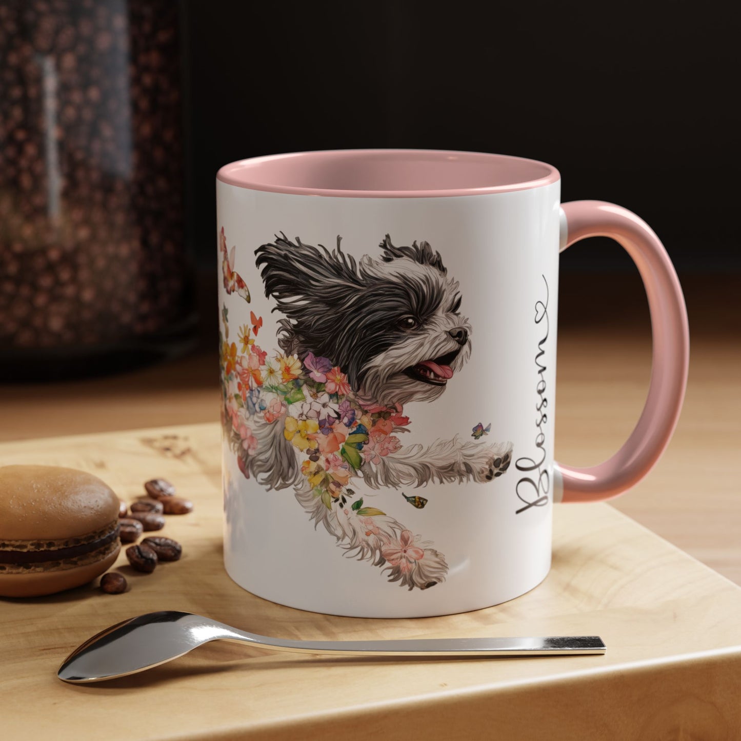 Shih Tzu #2 Personalized Accent Mugs, 11oz