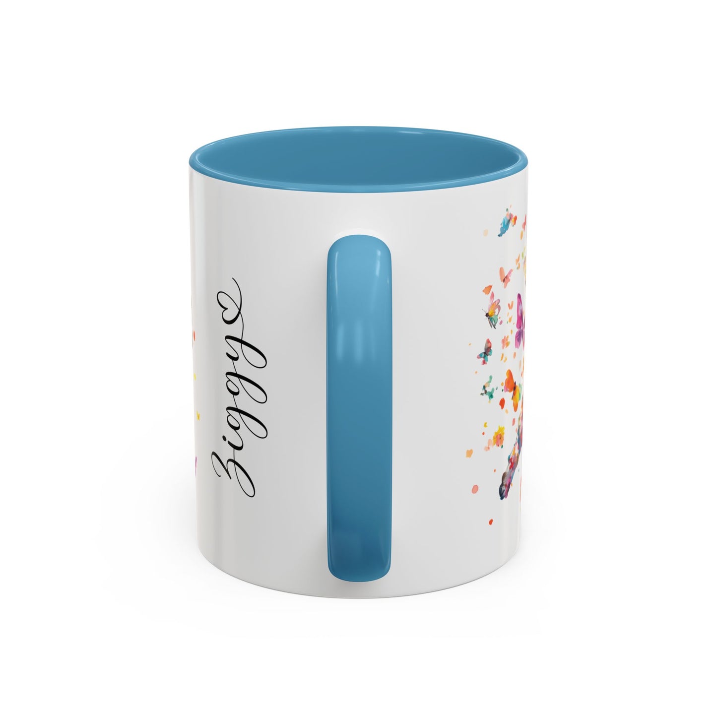 Pug Personalized Accent Mugs, 11oz