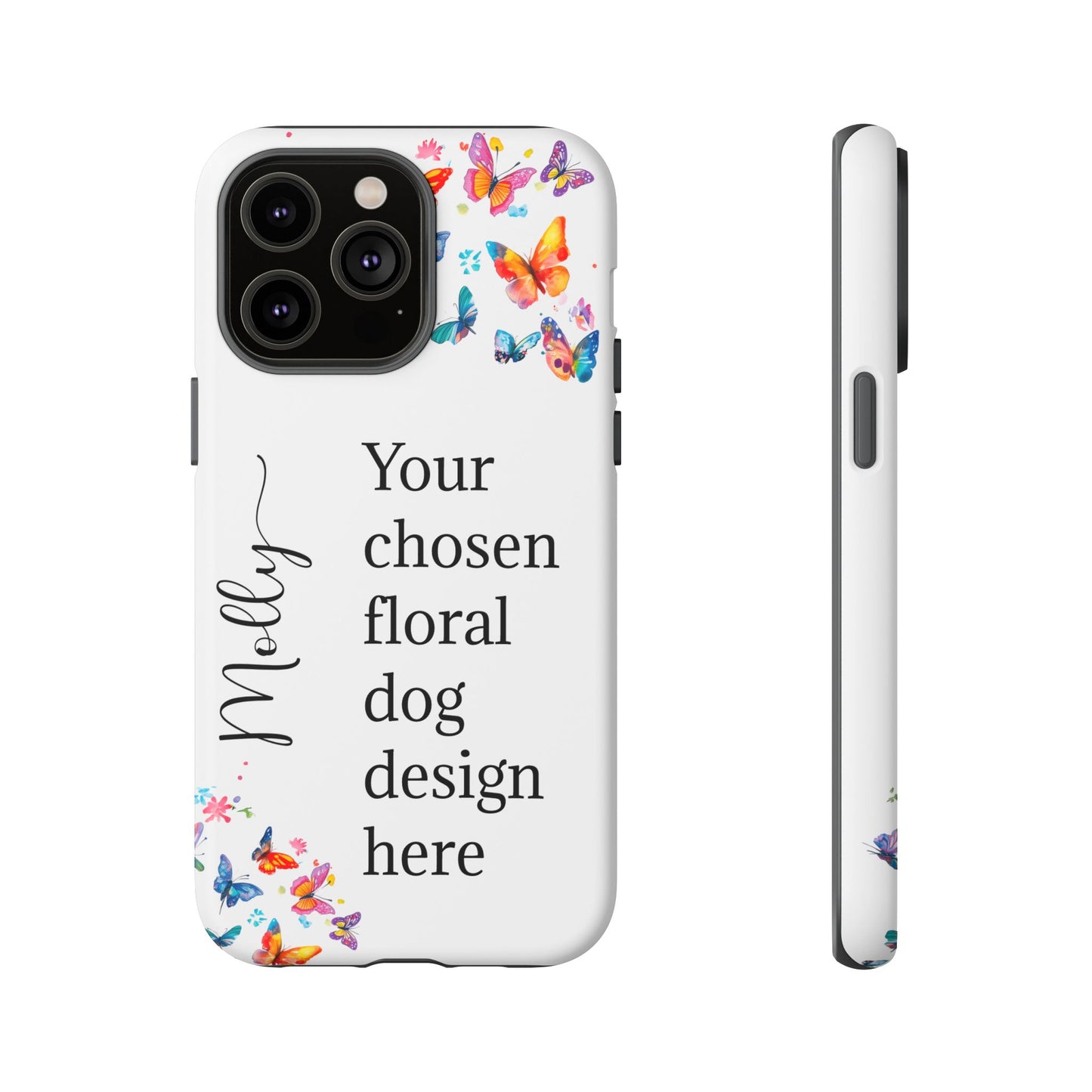 Phone Case, Personalized from ANY OF OUR DESIGNS - White case