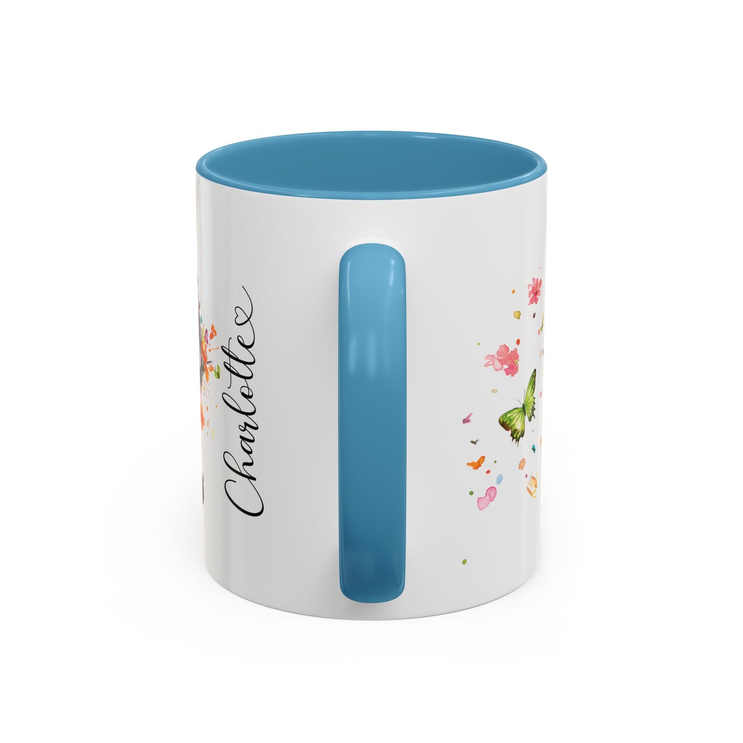 Peekingese #4 Personalized Accent Mugs, 11oz
