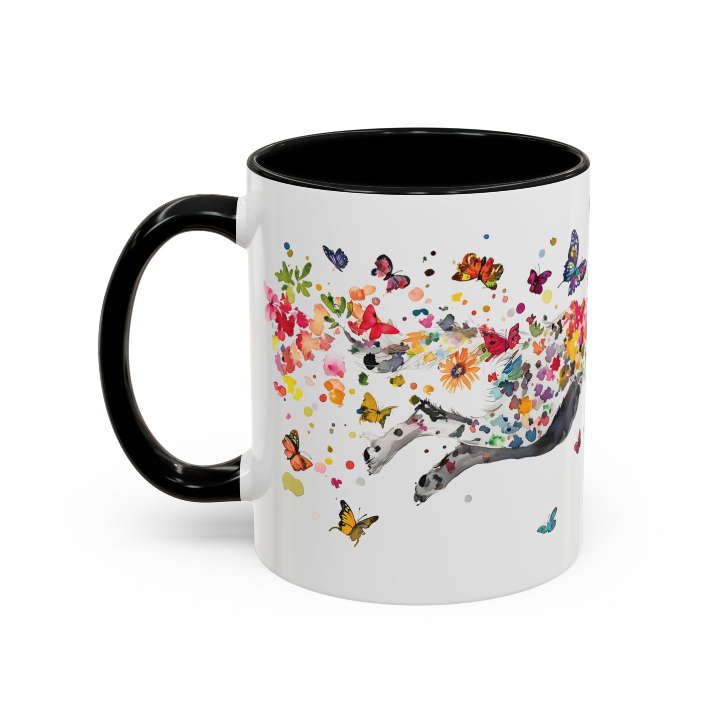 English Setter #3 Personalized Accent Mugs, 11oz