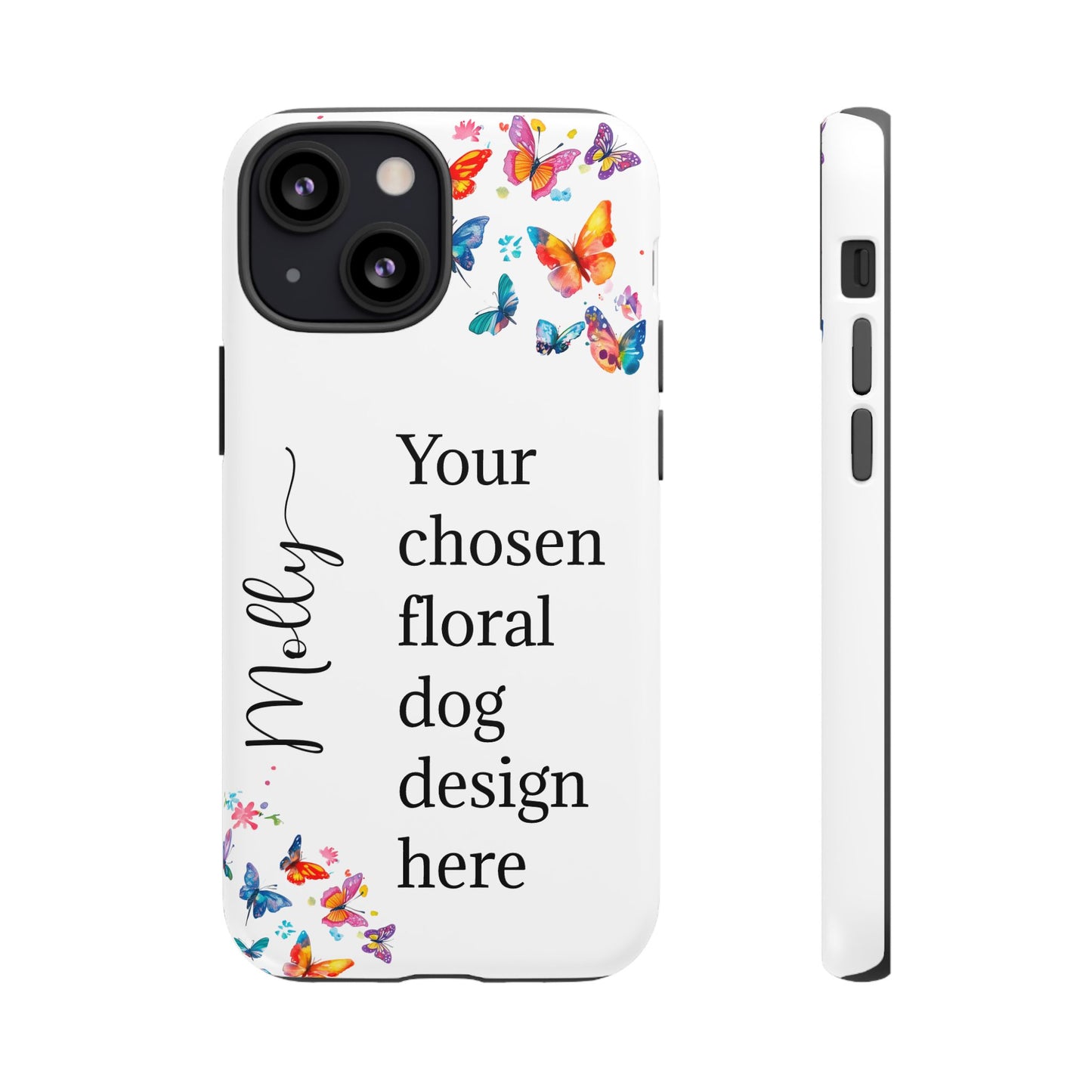 Phone Case, Personalized from ANY OF OUR DESIGNS - White case