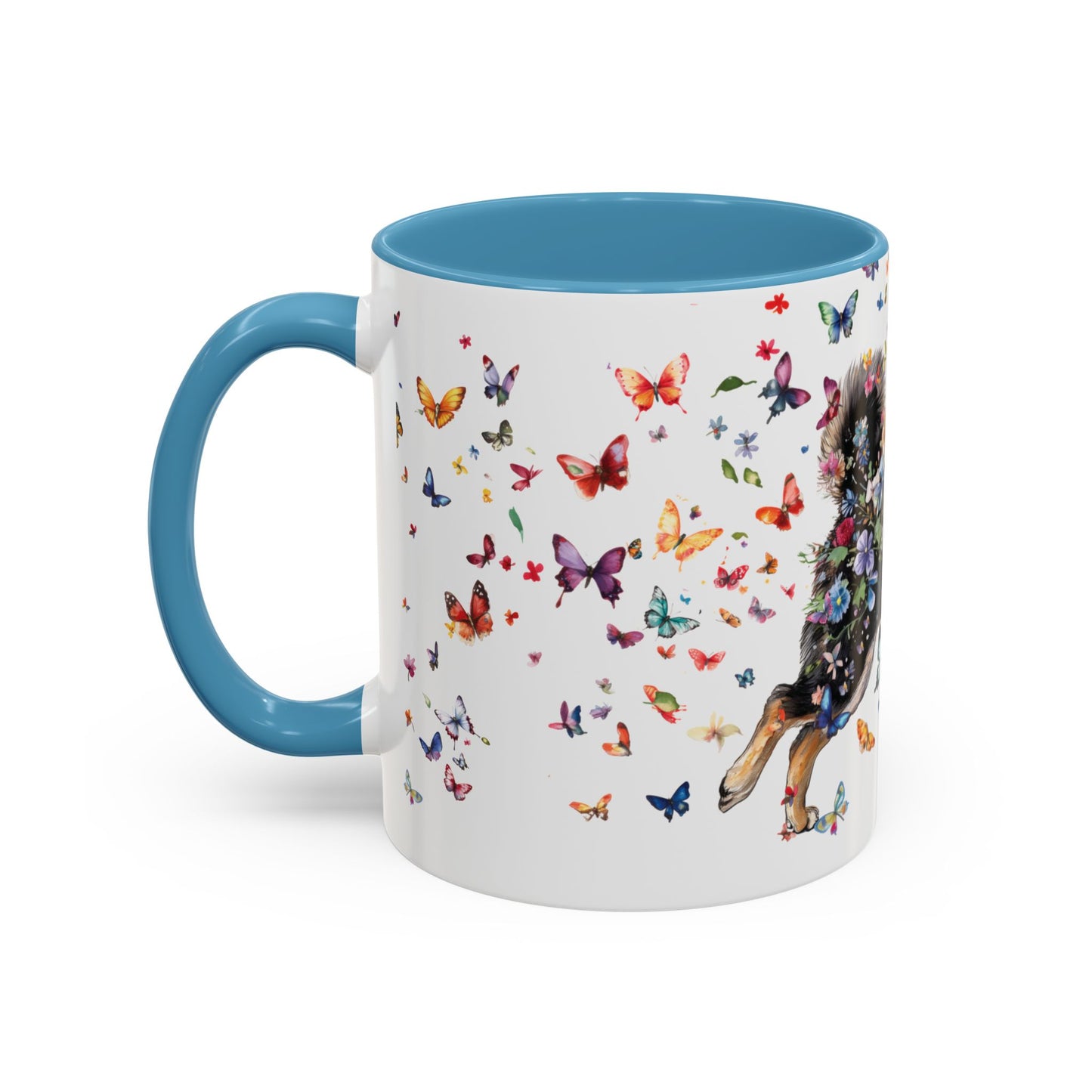 Shiba Inu #2 Personalized Accent Mugs, 11oz