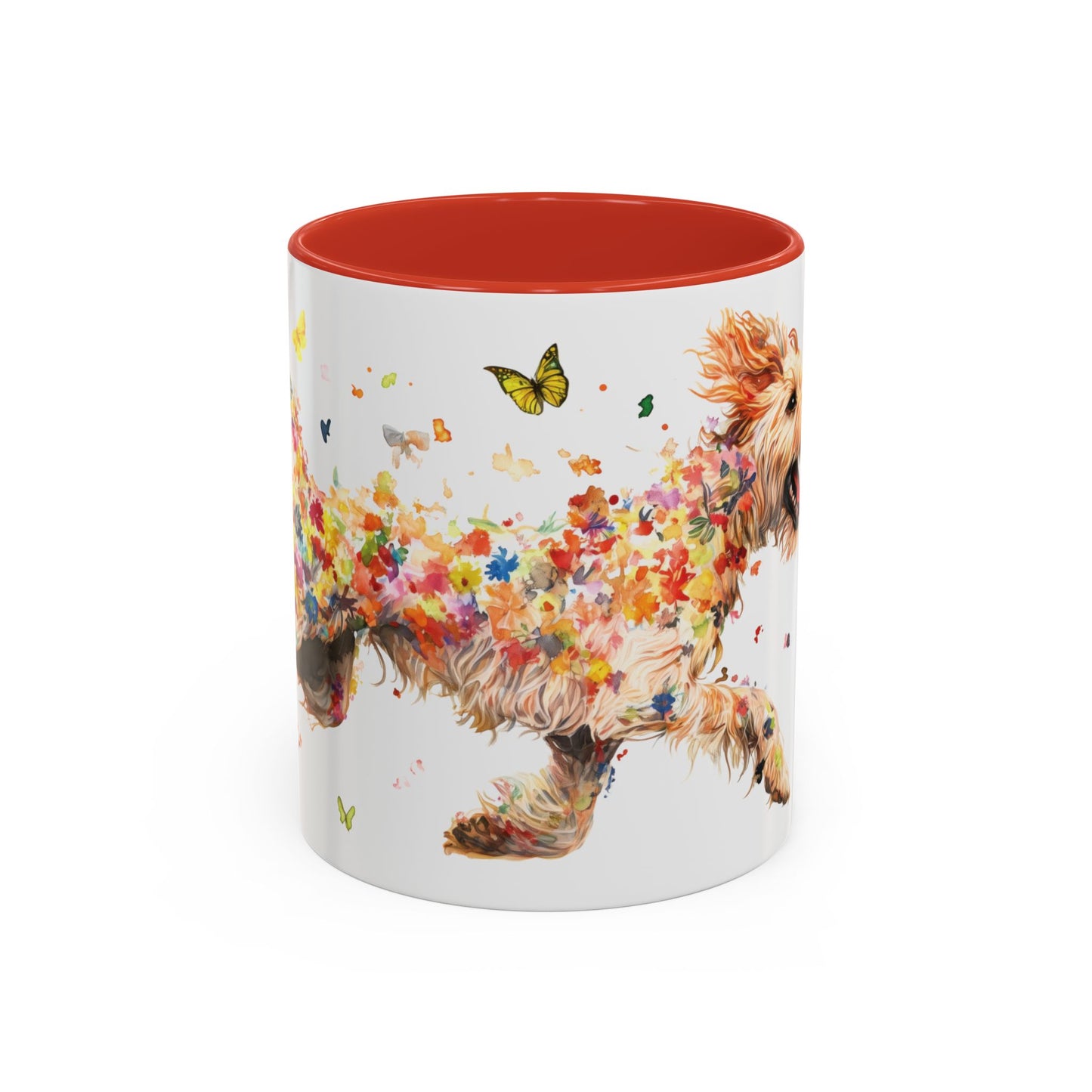 Otterhound Personalized Accent Mugs, 11oz