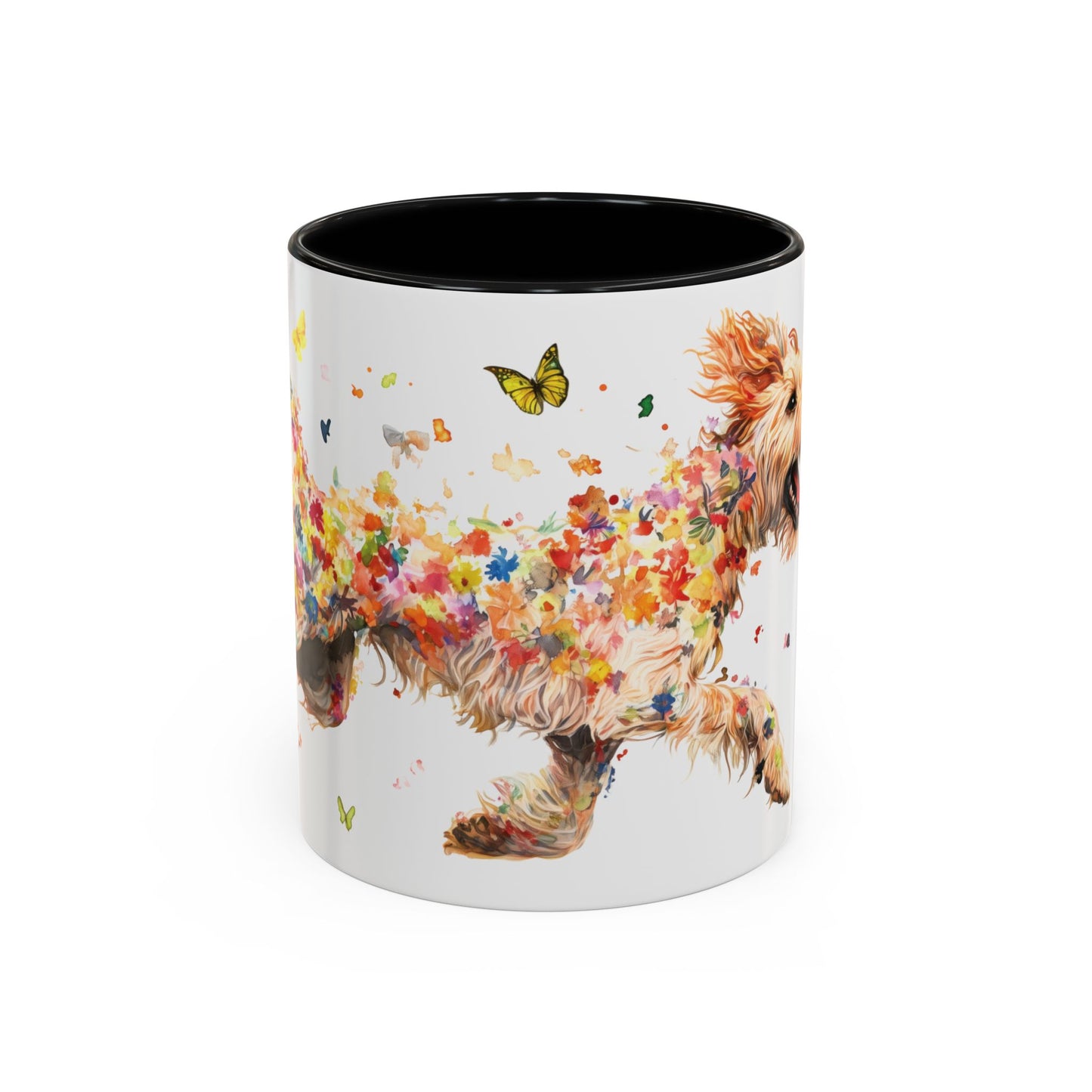 Otterhound Personalized Accent Mugs, 11oz