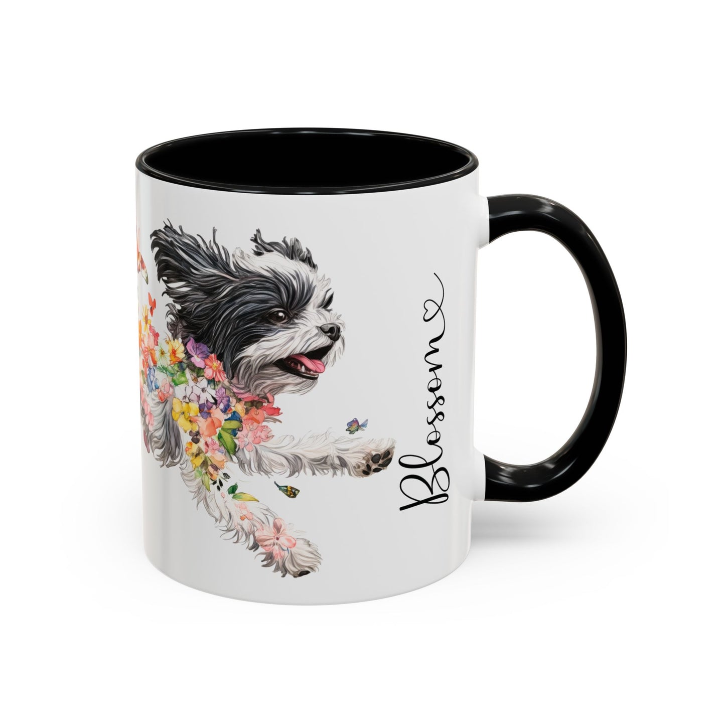 Shih Tzu #2 Personalized Accent Mugs, 11oz