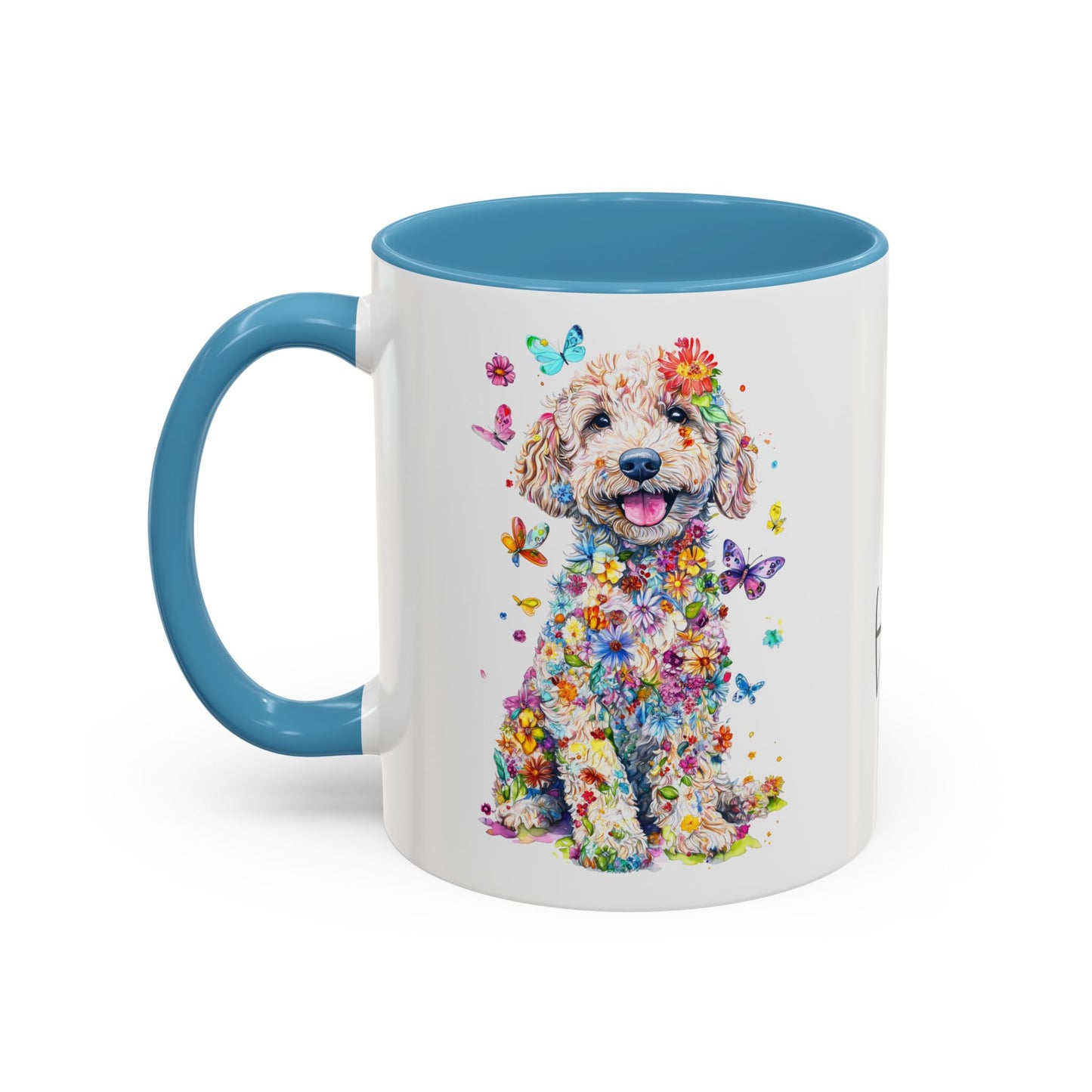 Golden Doodle / Groodle Personalized Colorful Accent Mugs, 11oz