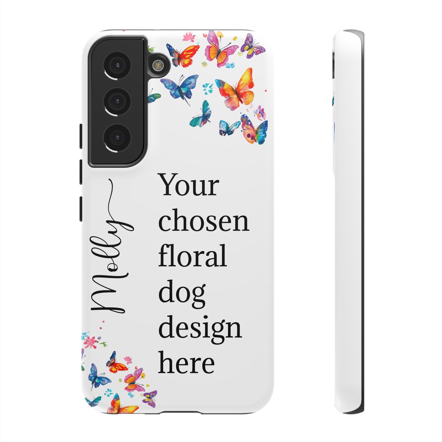 Phone Case, Personalized from ANY OF OUR DESIGNS - White case