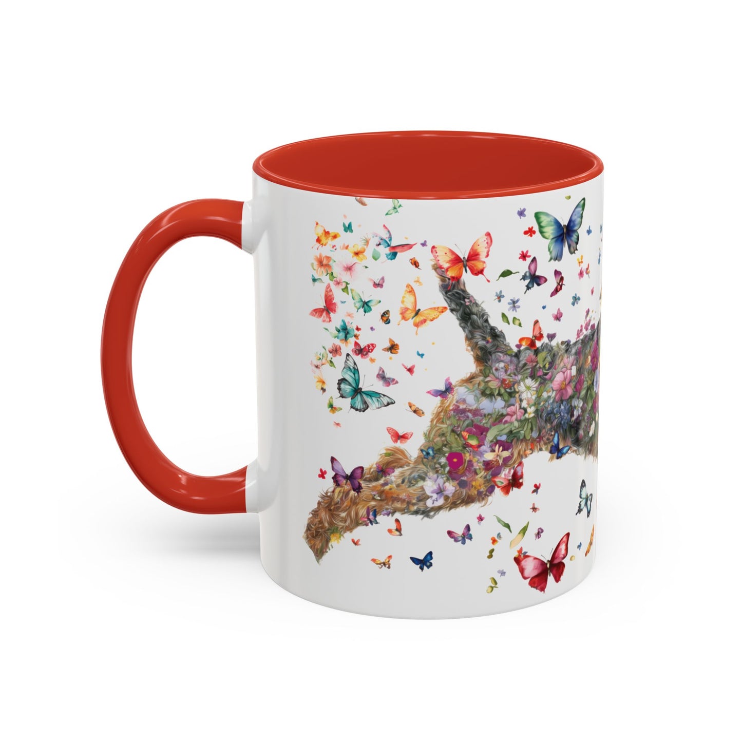 Airedale Terrier Personalized Accent Mugs, 11oz