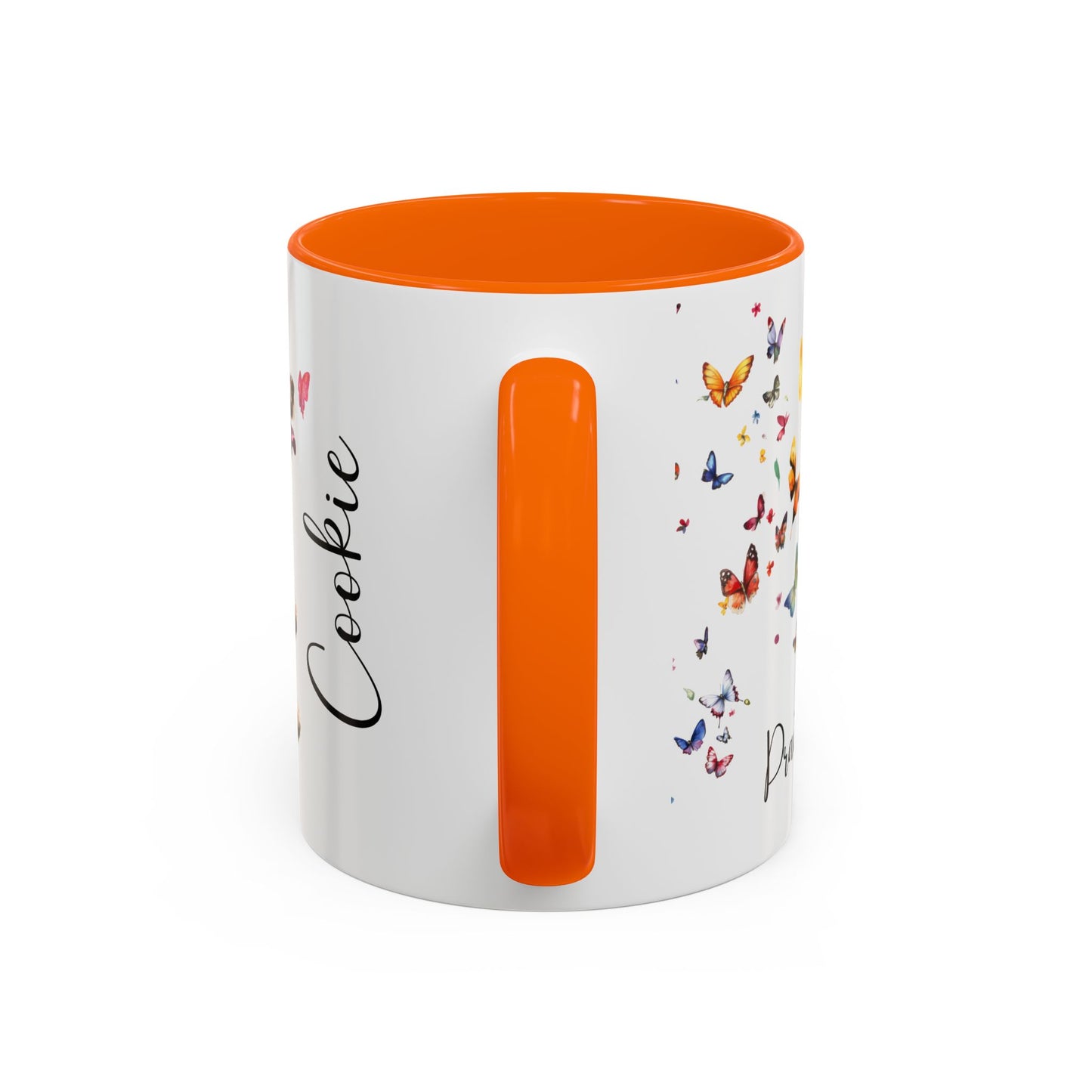 Poodle #1 - Practically Pawfect in every way. Personalised Colorful Accent Mugs, 11oz