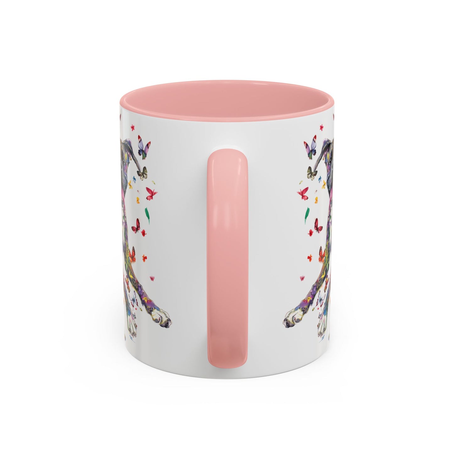 Boxer #2 Personalized Accent Mugs, 11oz