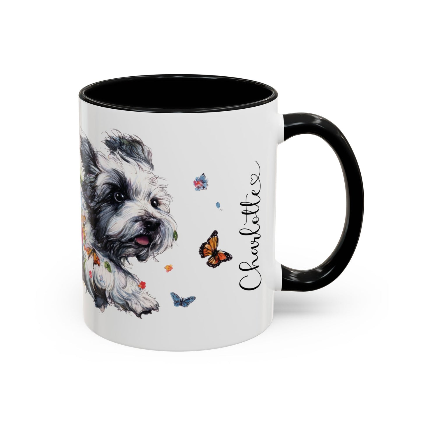 Coton De Tulear Personalized Accent Mugs, 11oz