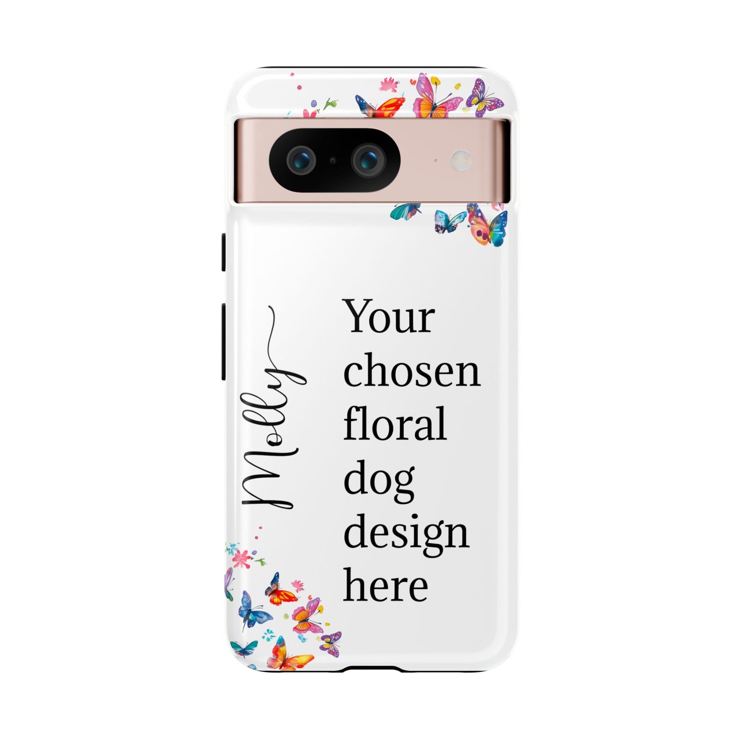 Phone Case, Personalized from ANY OF OUR DESIGNS - White case