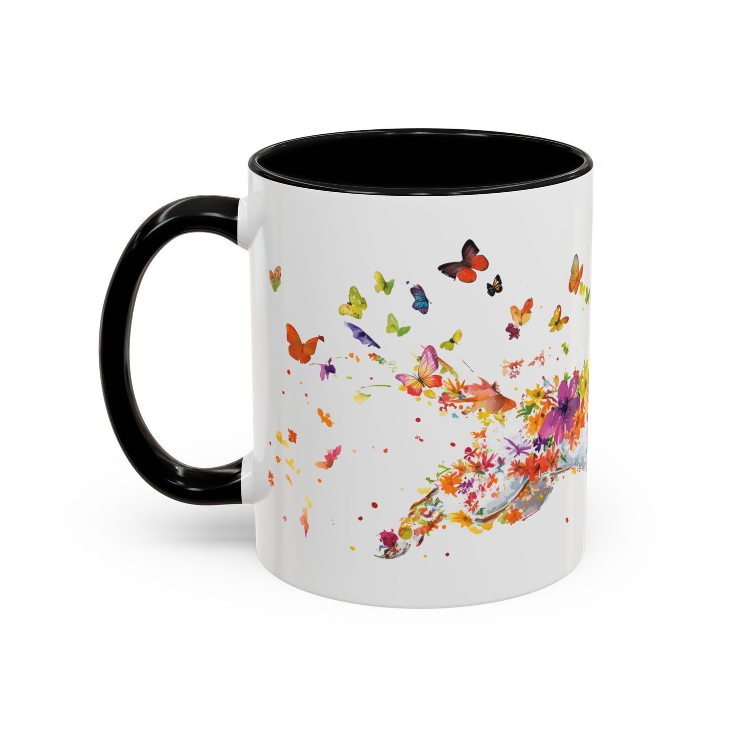 Basset Hound #2 Personalized Accent Mugs, 11oz
