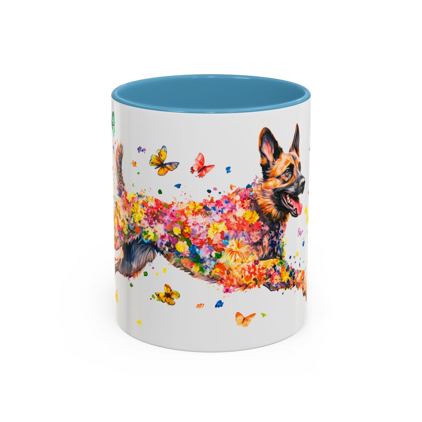 Dutch Shepherd Personalized Colorful Accent Mugs, 11oz