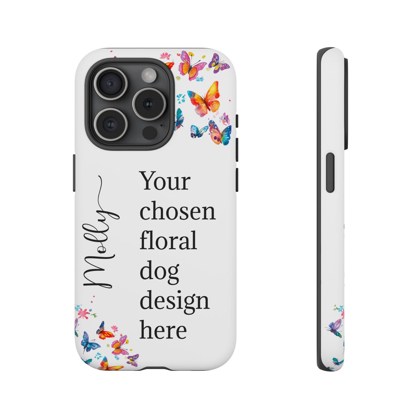Phone Case, Personalized from ANY OF OUR DESIGNS - White case