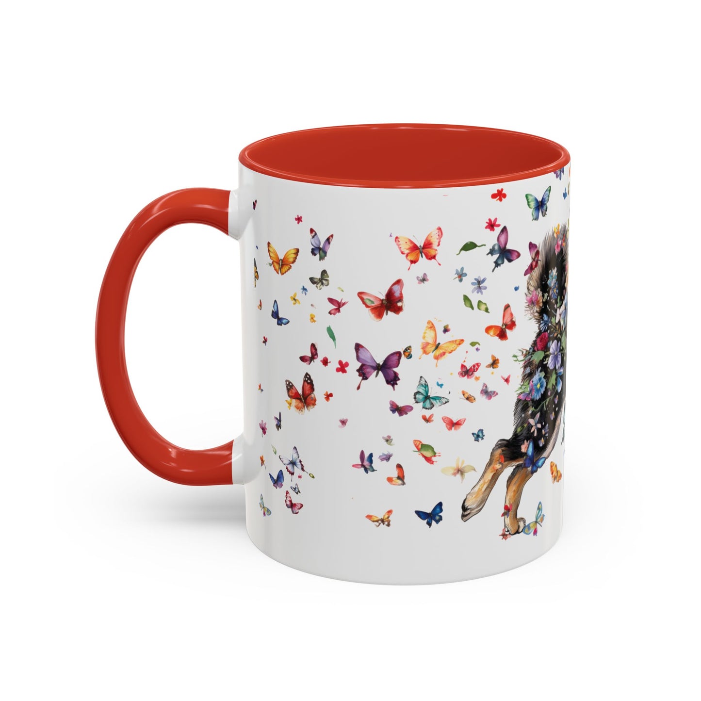 Shiba Inu #2 Personalized Accent Mugs, 11oz