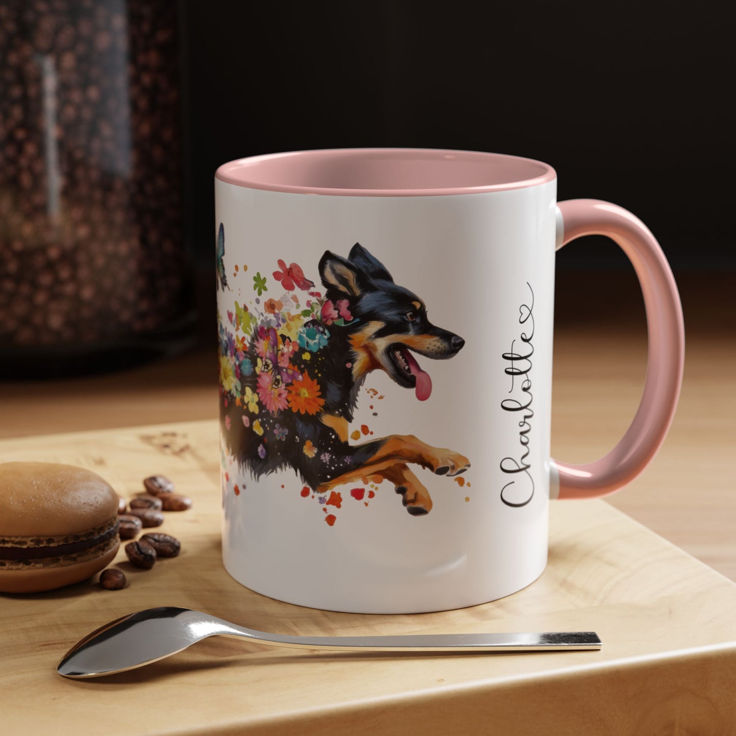 Husky #3 Personalized Accent Mugs, 11oz