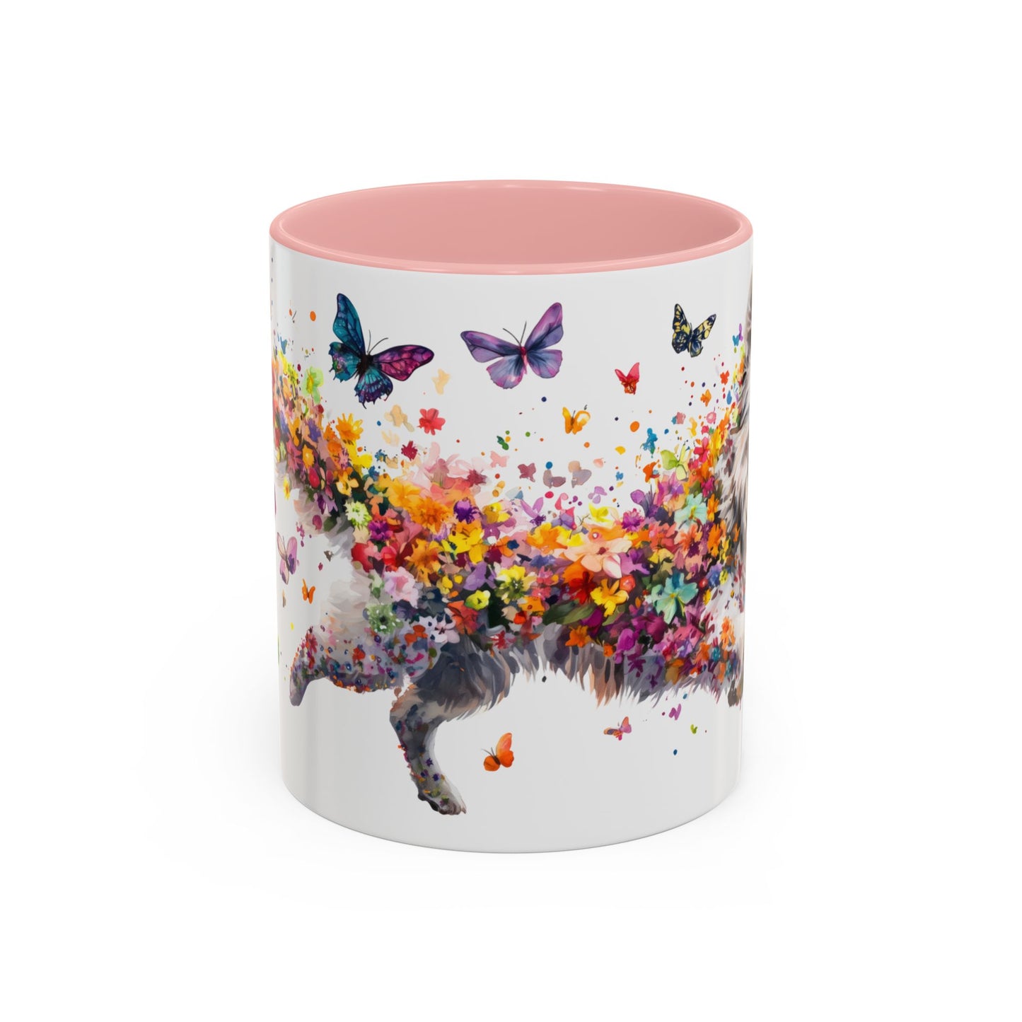 Samoyed Colorful Accent Mugs, 11oz