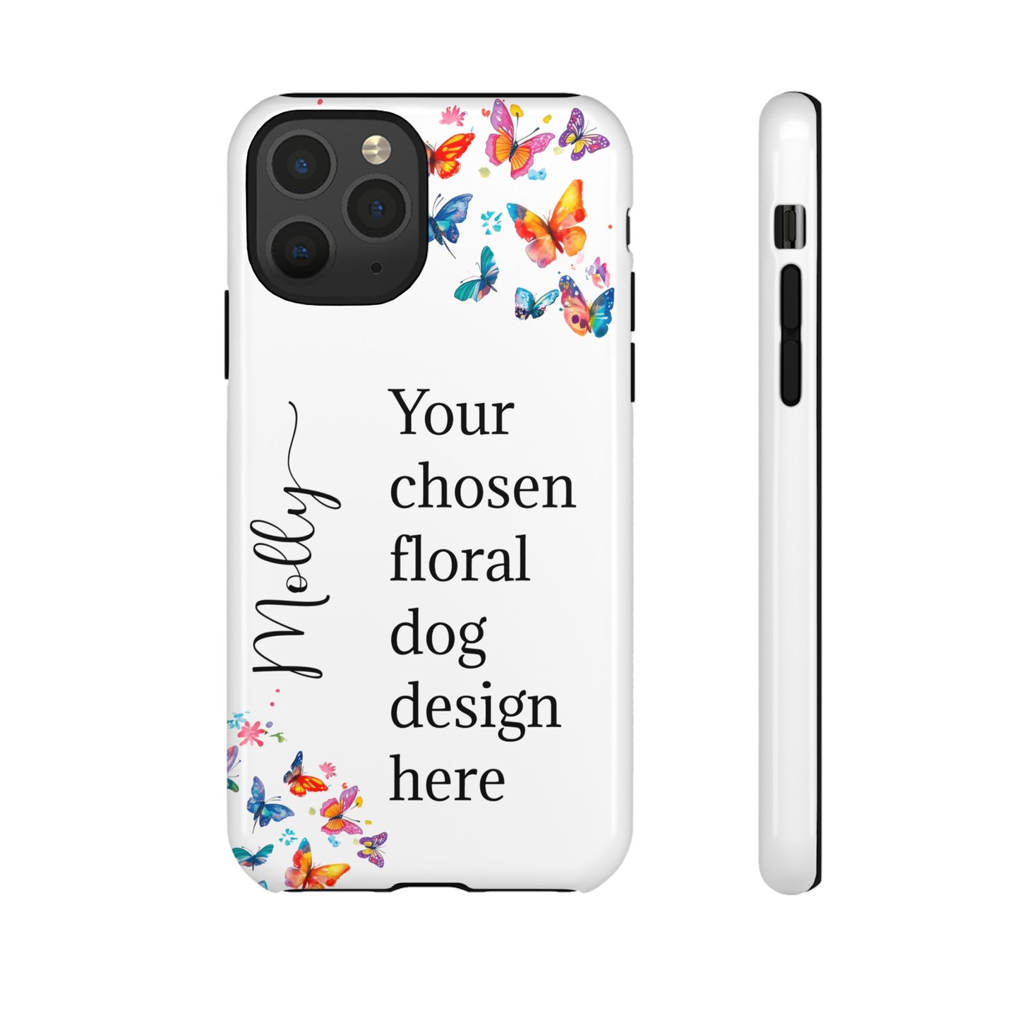 Phone Case, Personalized from ANY OF OUR DESIGNS - White case