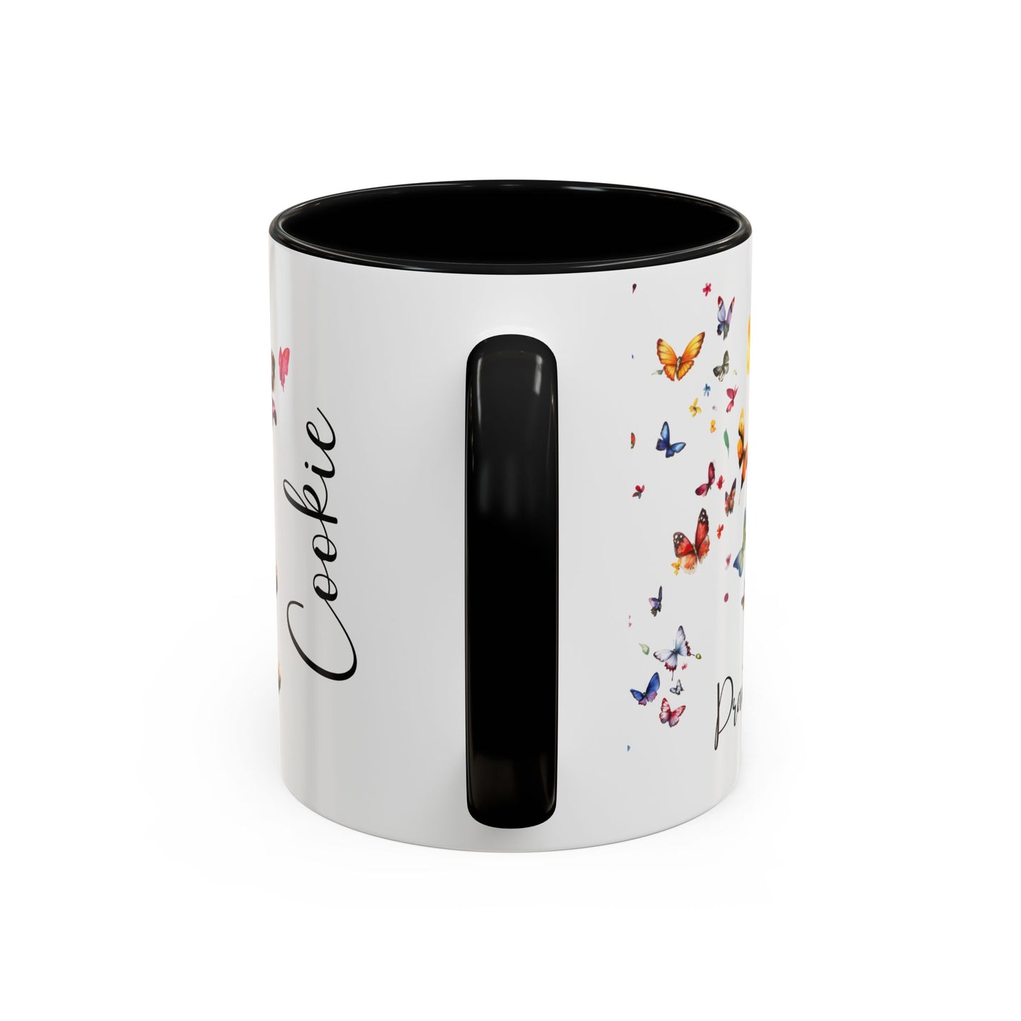 Poodle #1 - Practically Pawfect in every way. Personalised Colorful Accent Mugs, 11oz