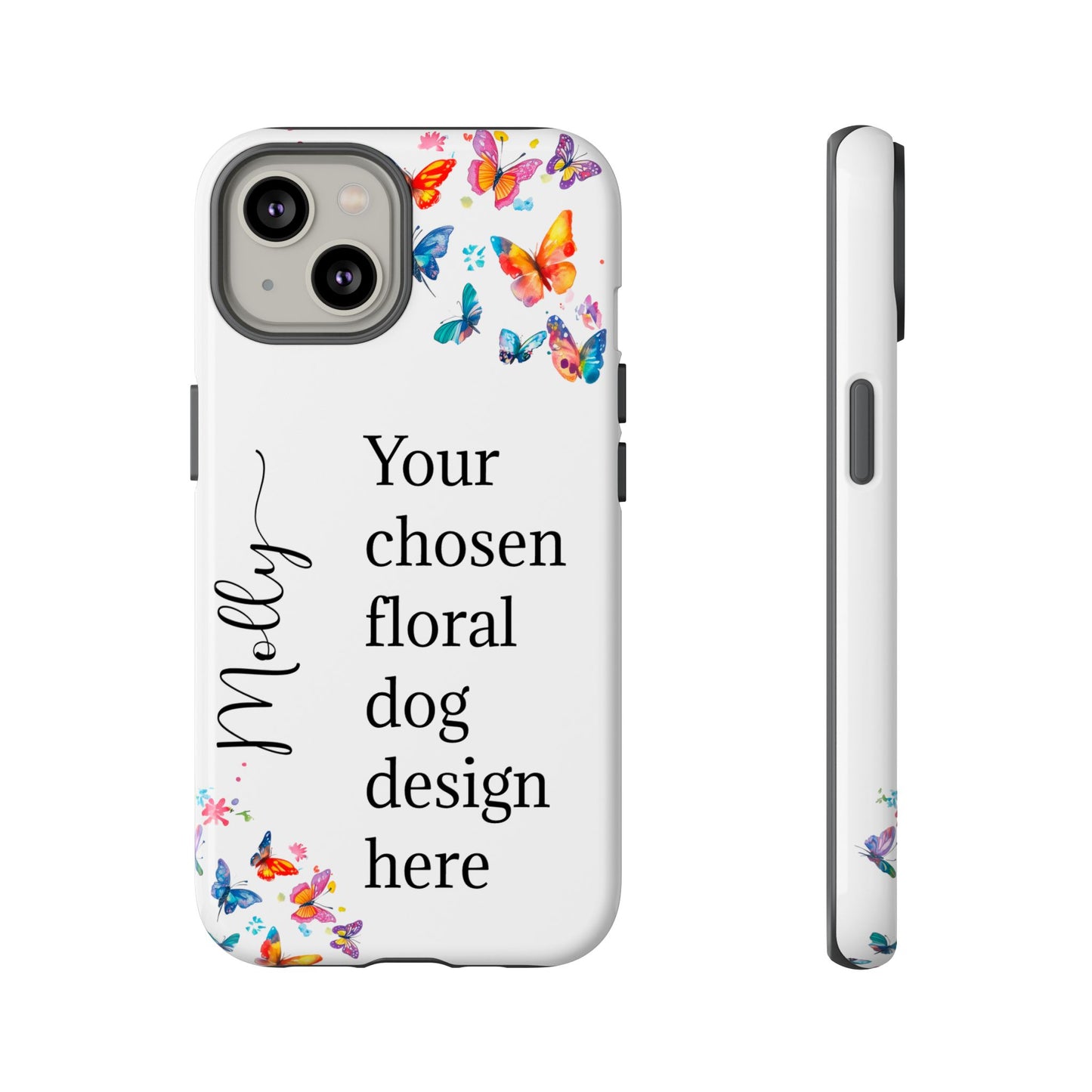 Phone Case, Personalized from ANY OF OUR DESIGNS - White case