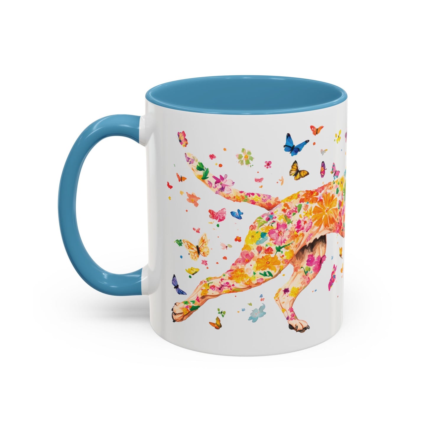 Black Mouth Cur Personalized Accent Mugs, 11oz