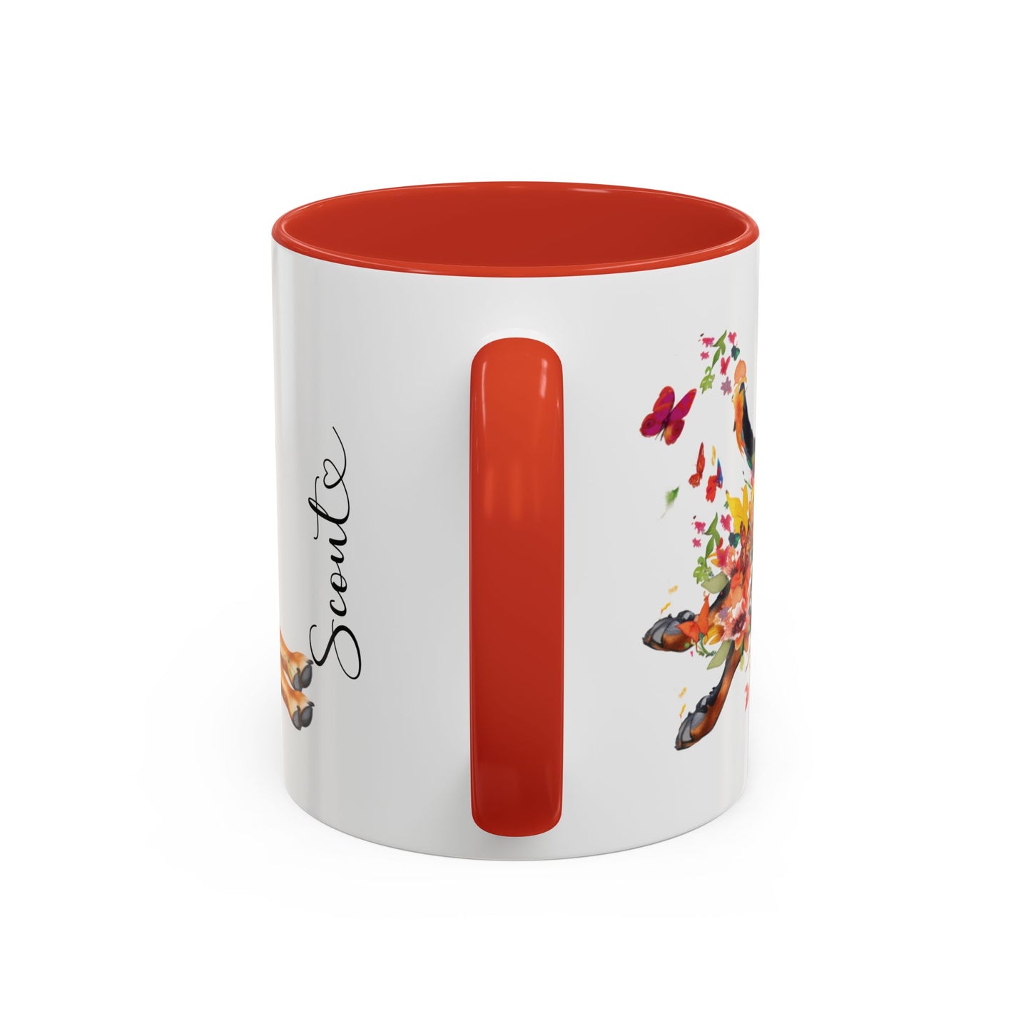 Beauceron Personalized Accent Mugs, 11oz