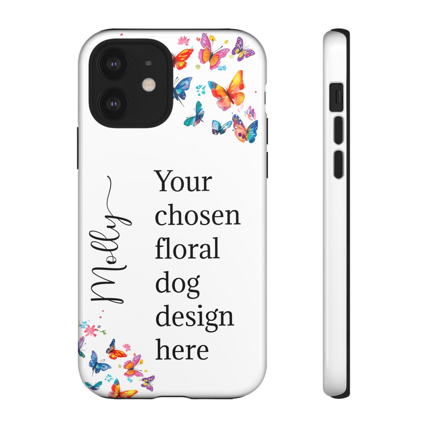 Phone Case, Personalized from ANY OF OUR DESIGNS - White case