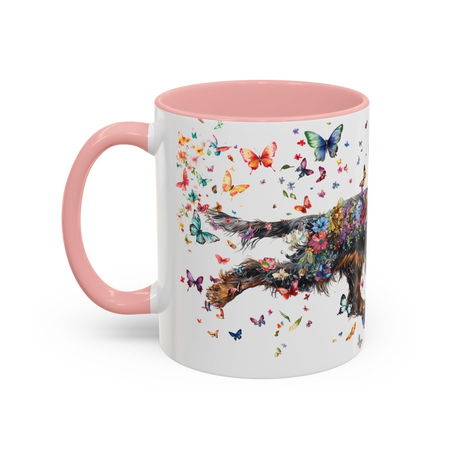 English Cocker Spaniel Personalized Accent Mugs, 11oz