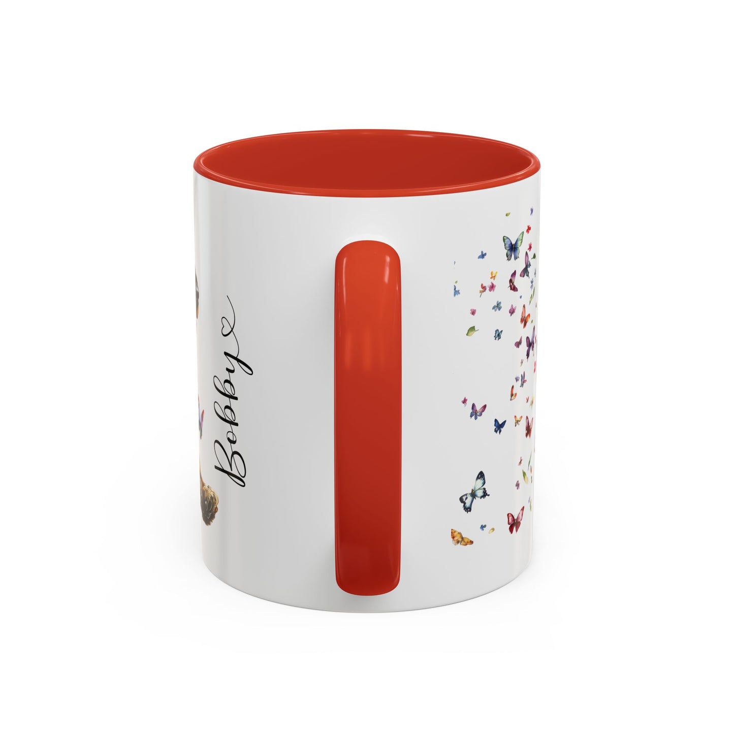 English Cocker Spaniel #4 Personalized Accent Mugs, 11oz