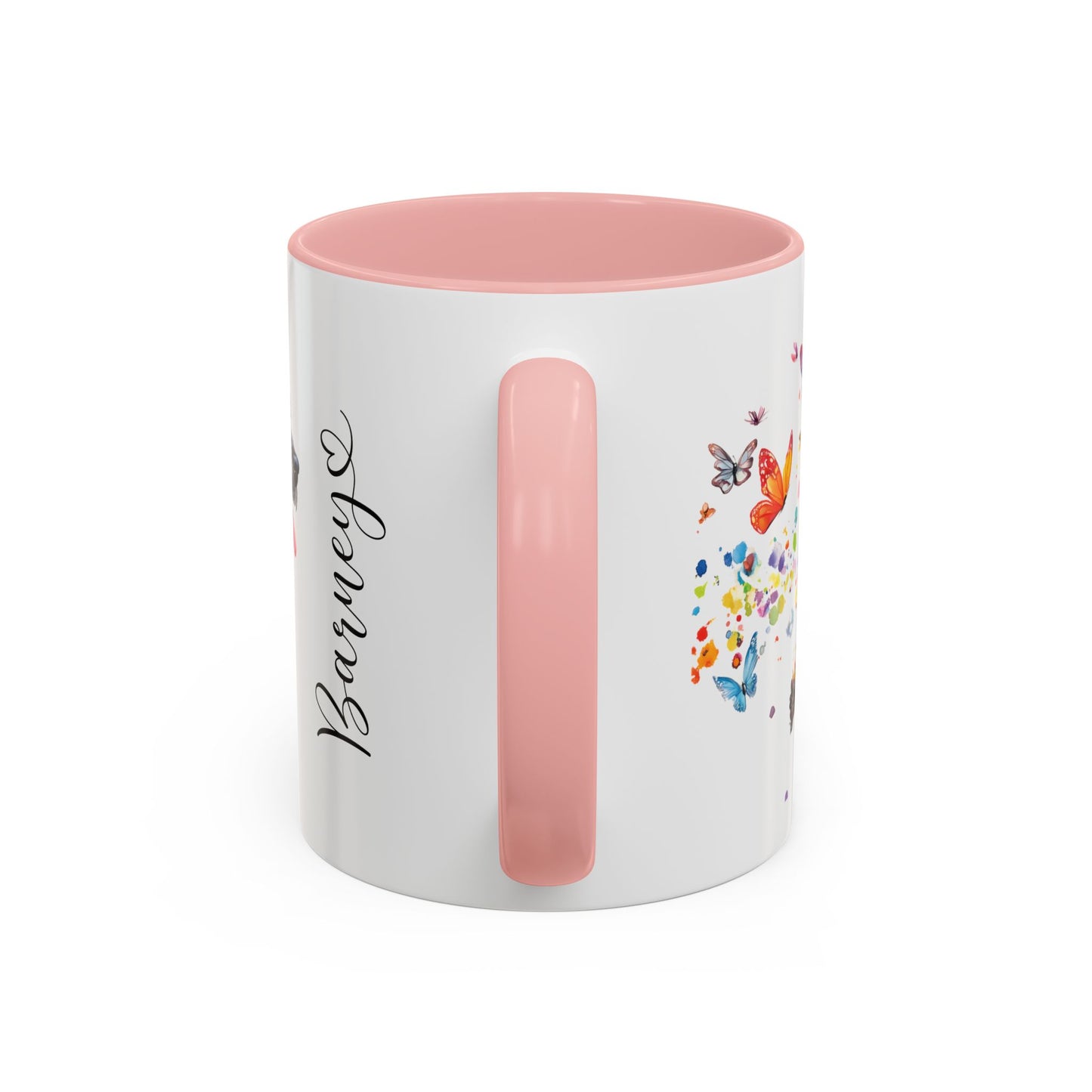 Schnauzer Personalized Accent Mugs, 11oz