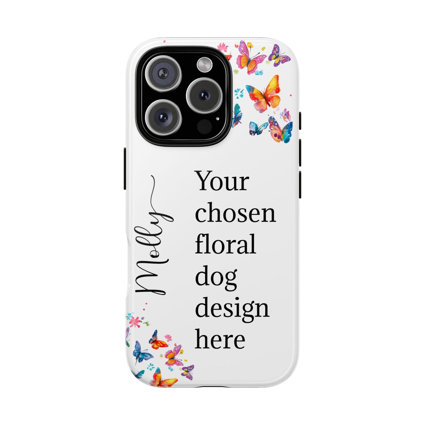Phone Case, Personalized from ANY OF OUR DESIGNS - White case