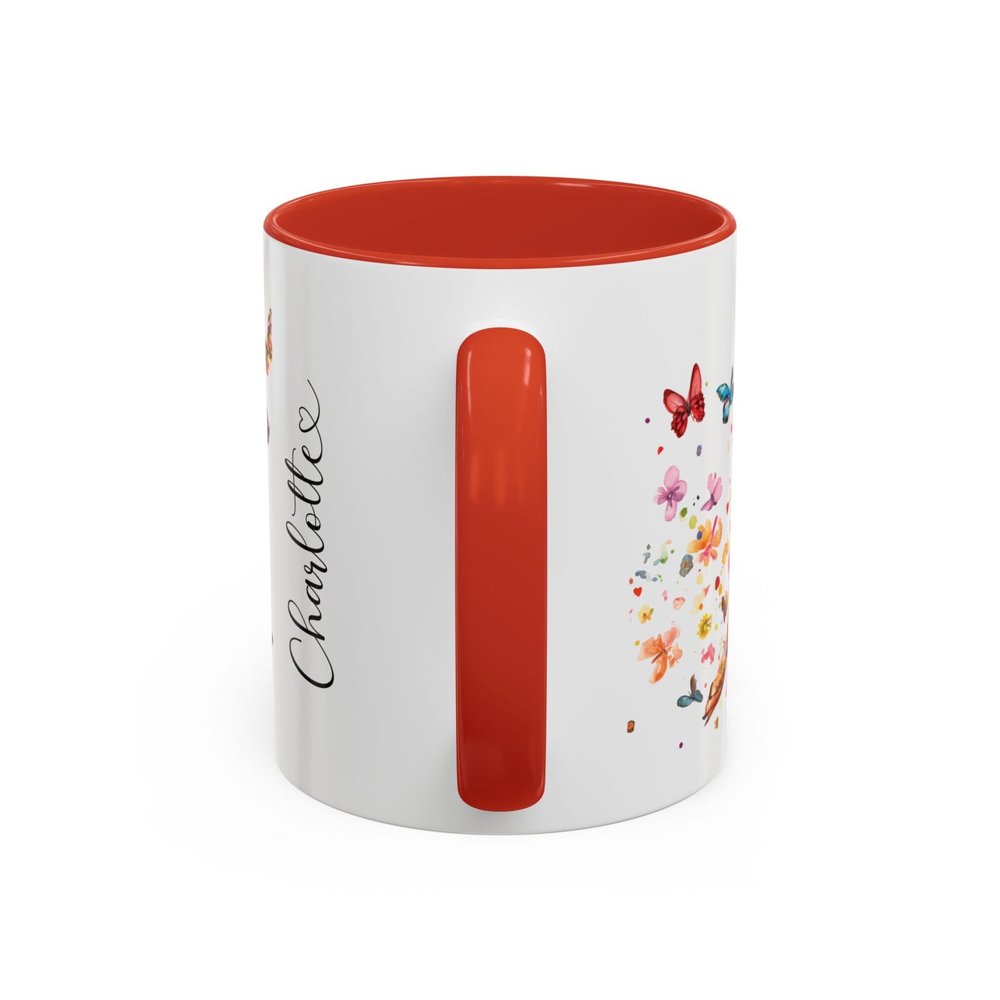 British Manchester Terrier Personalized Accent Mugs, 11oz