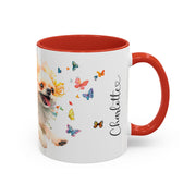 Peekingese #3 Personalized Accent Mugs, 11oz
