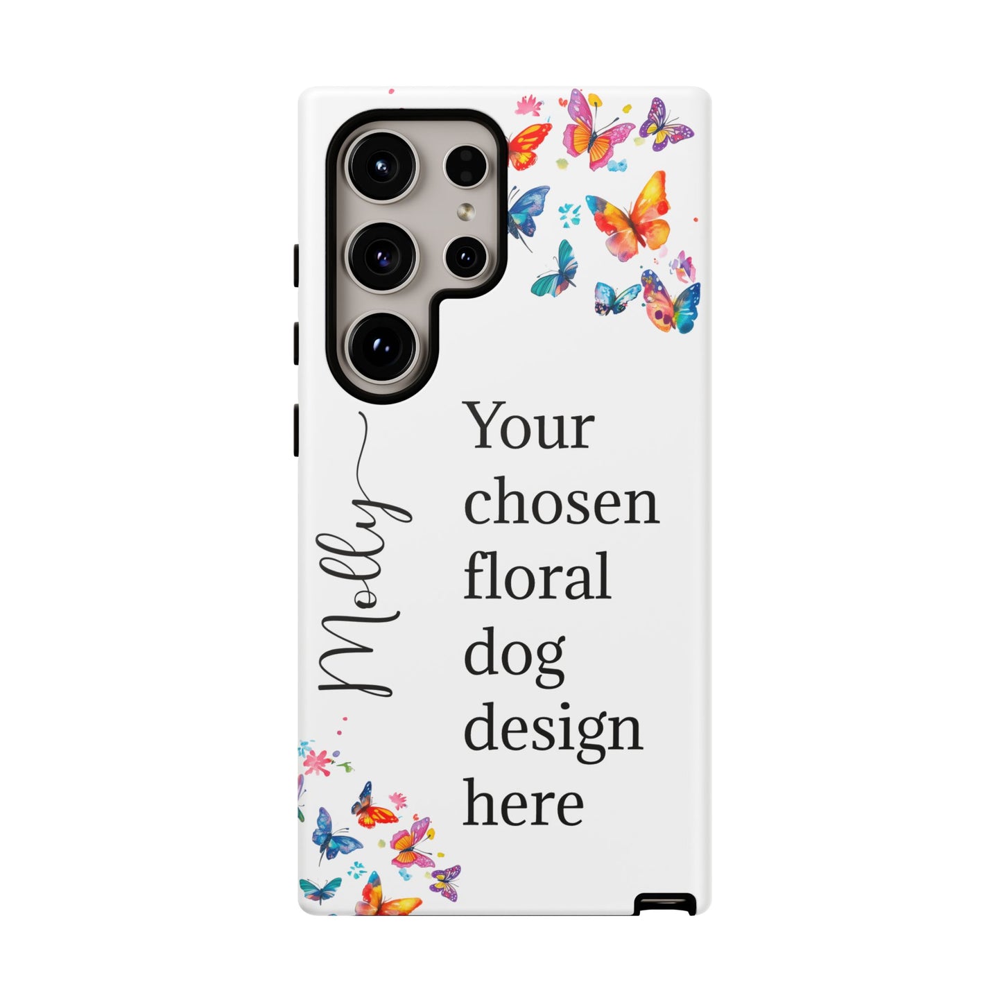 Phone Case, Personalized from ANY OF OUR DESIGNS - White case