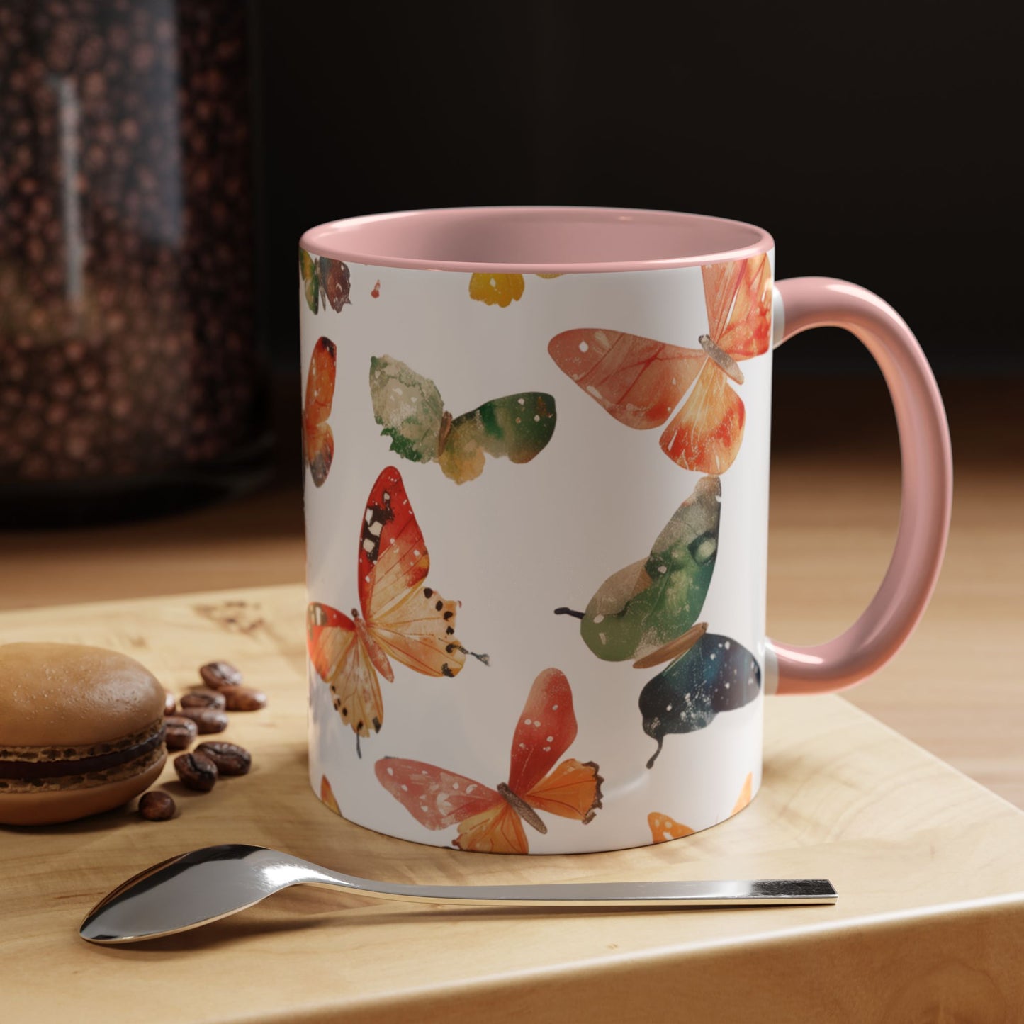 Butterfly Accent Mugs, 11oz & 15oz - USA ONLY