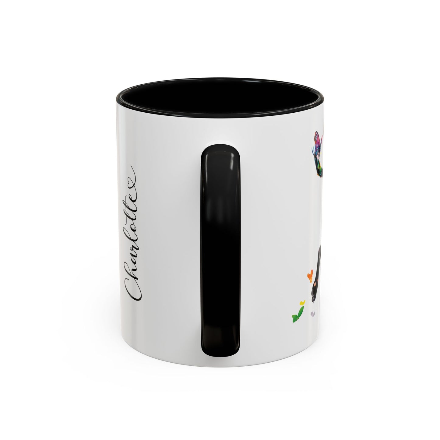 Pointador #2 Personalized Accent Mugs, 11oz