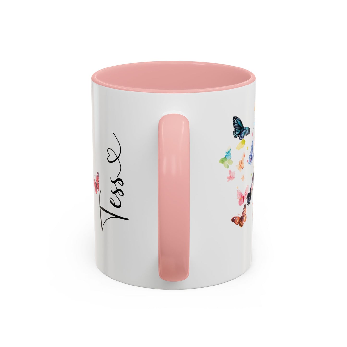 Black Boxer Personalized Accent Mugs, 11oz
