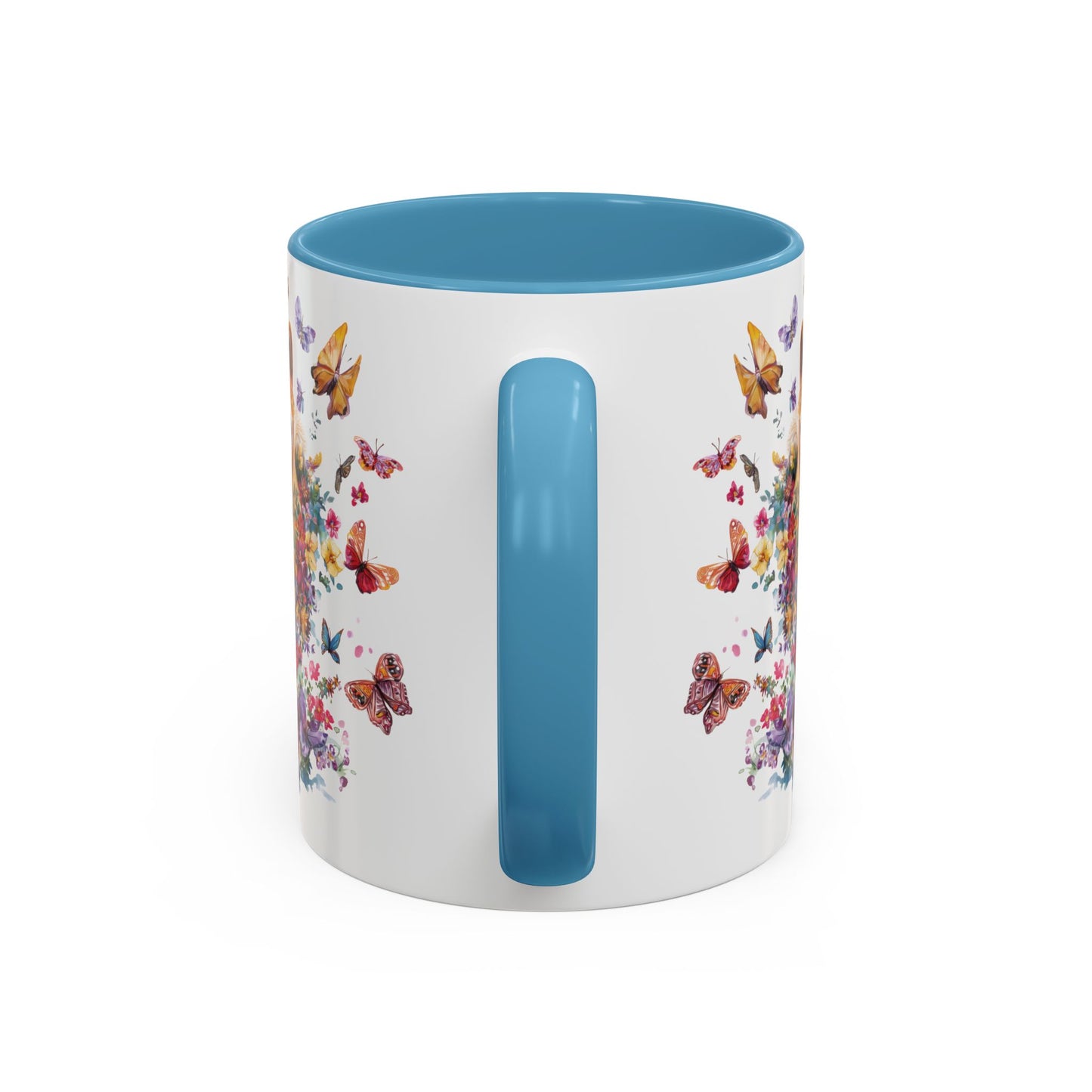 Shiba Inu #4 Personalized Accent Mugs, 11oz