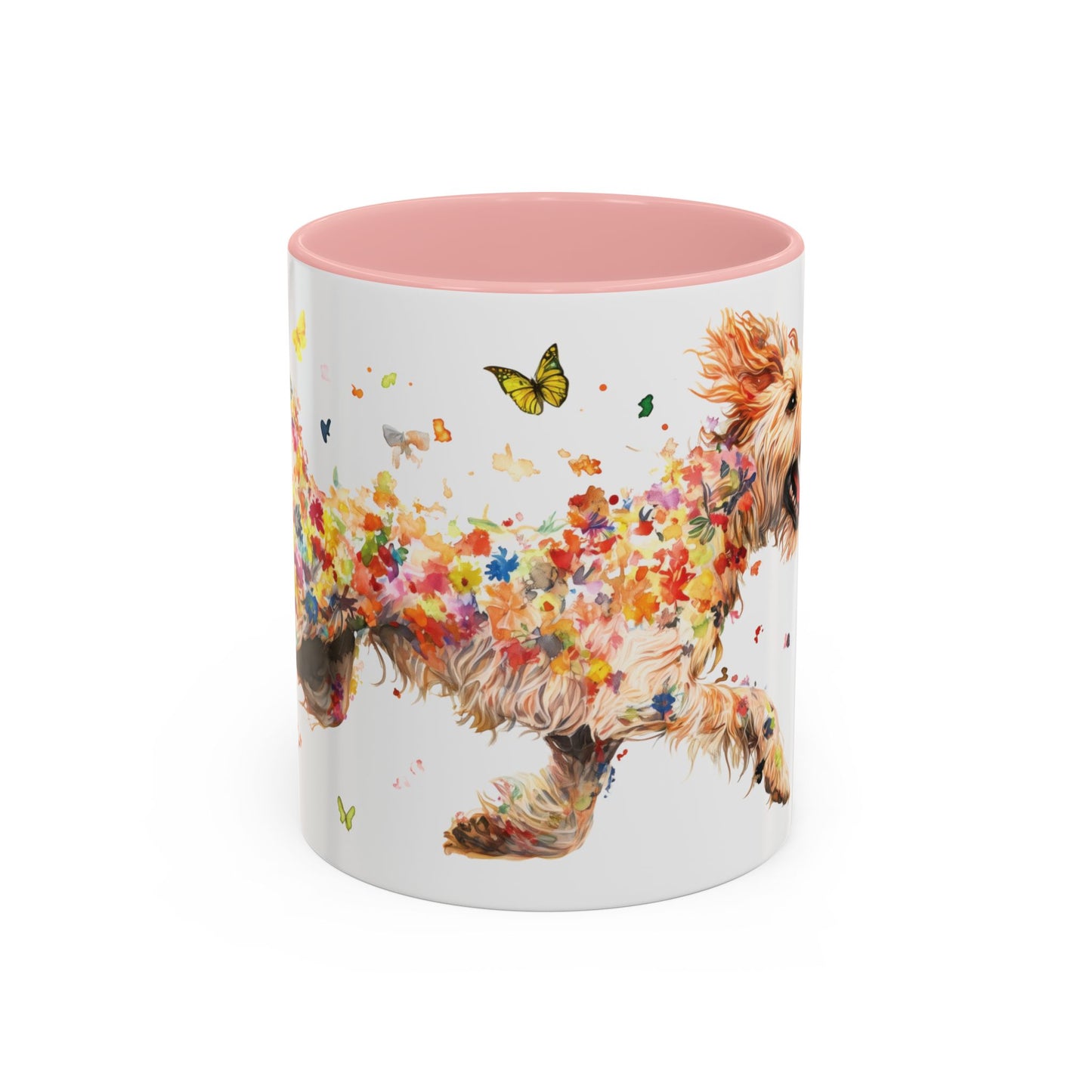 Otterhound Personalized Accent Mugs, 11oz