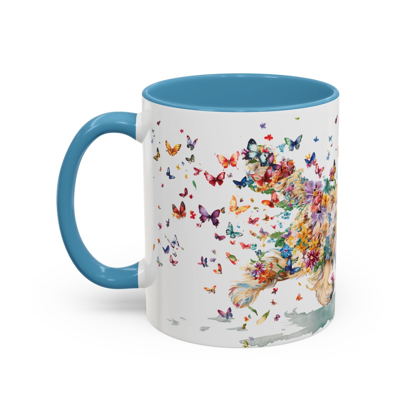 Yorkipoo #2 Personalized Accent Mugs, 11oz