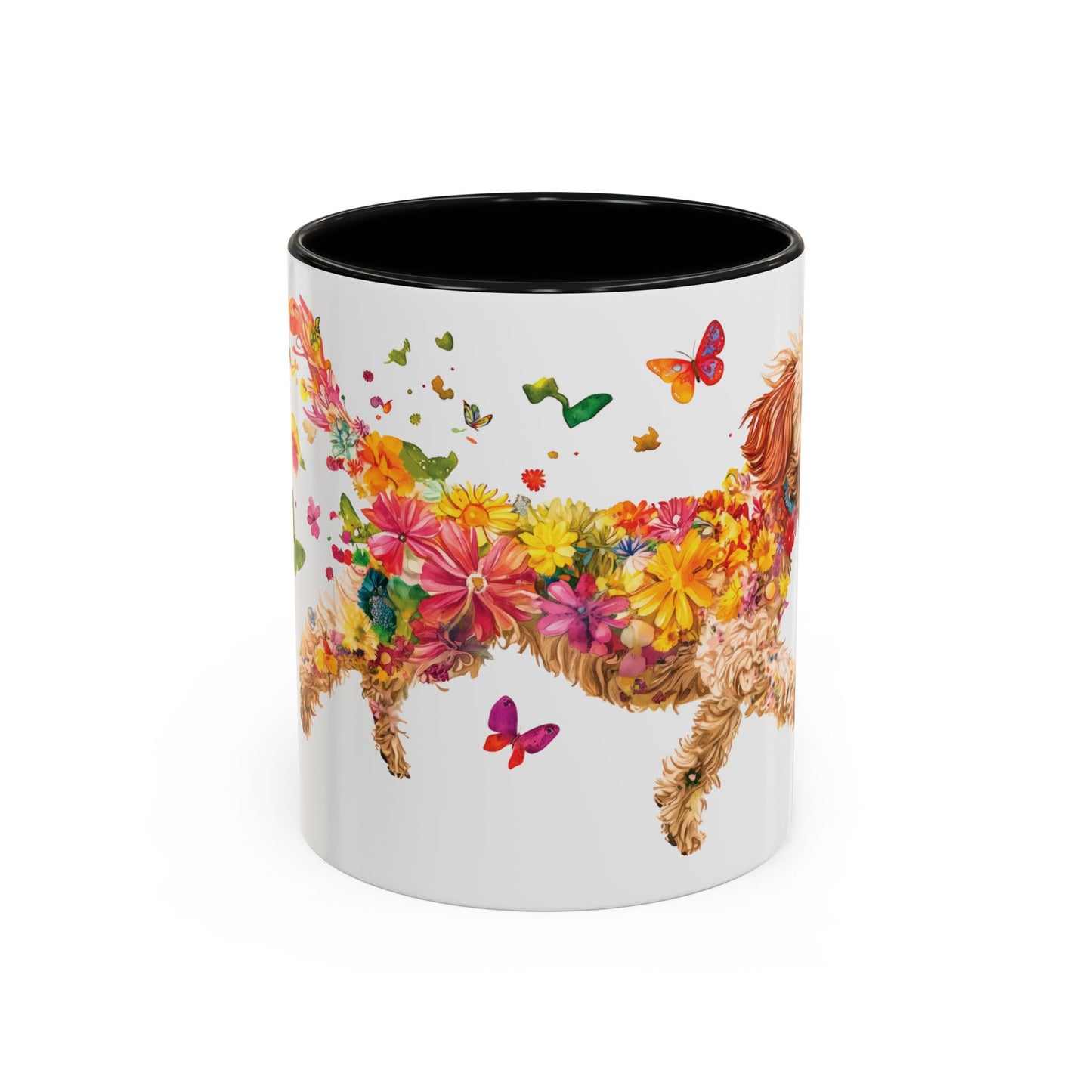 Cavoodle/Cavapoo Personalized Accent Mugs, 11oz
