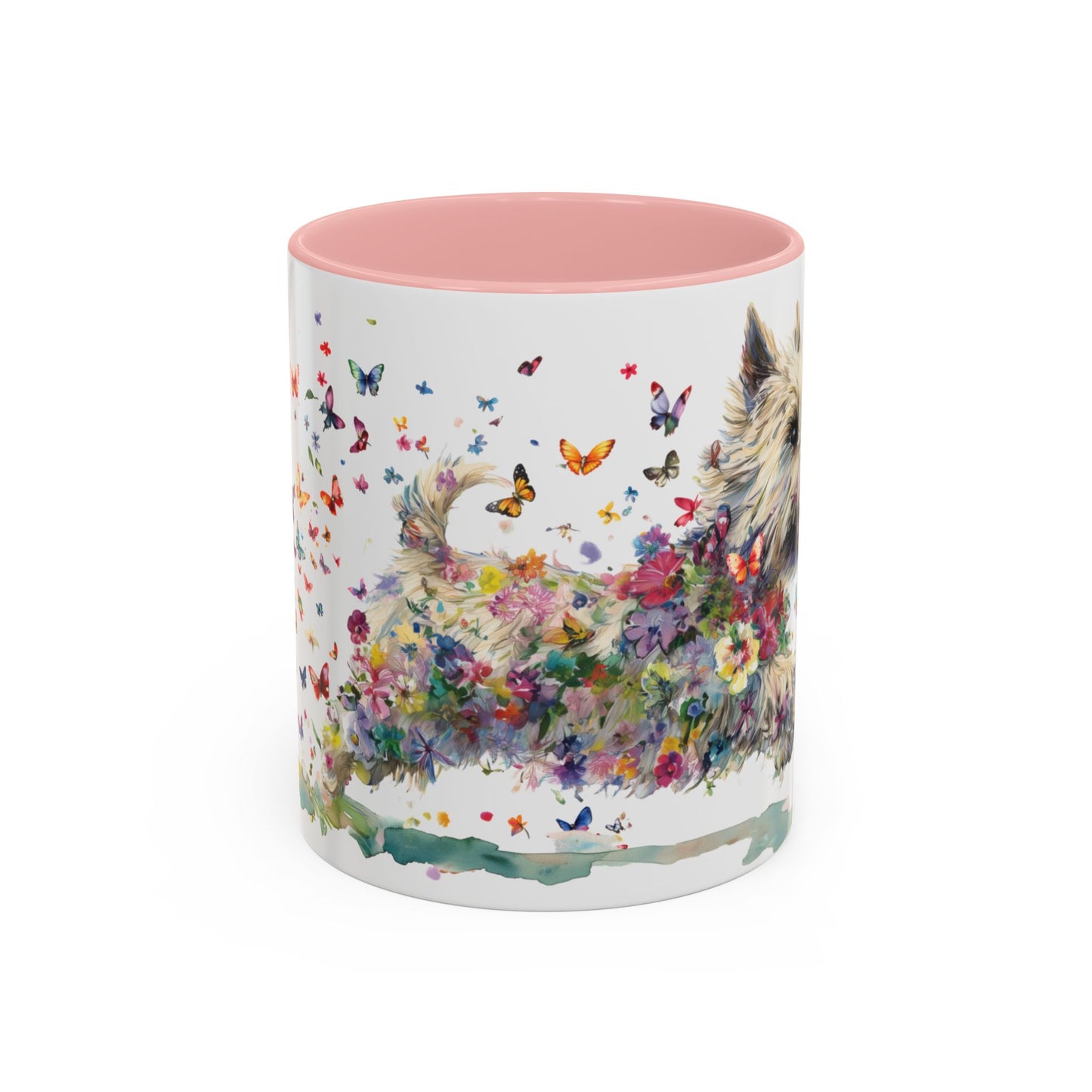 Cairn Terrier #1 Personalized Accent Mugs, 11oz