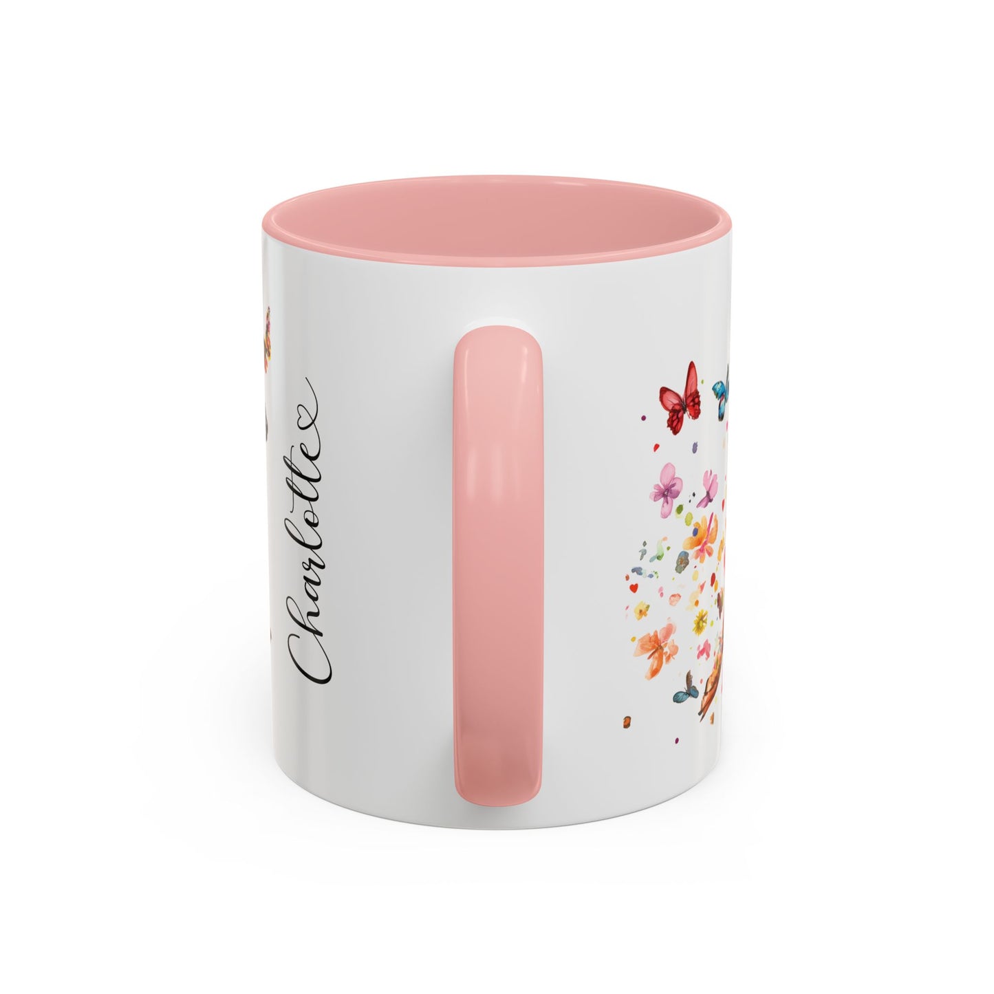 British Manchester Terrier Personalized Accent Mugs, 11oz