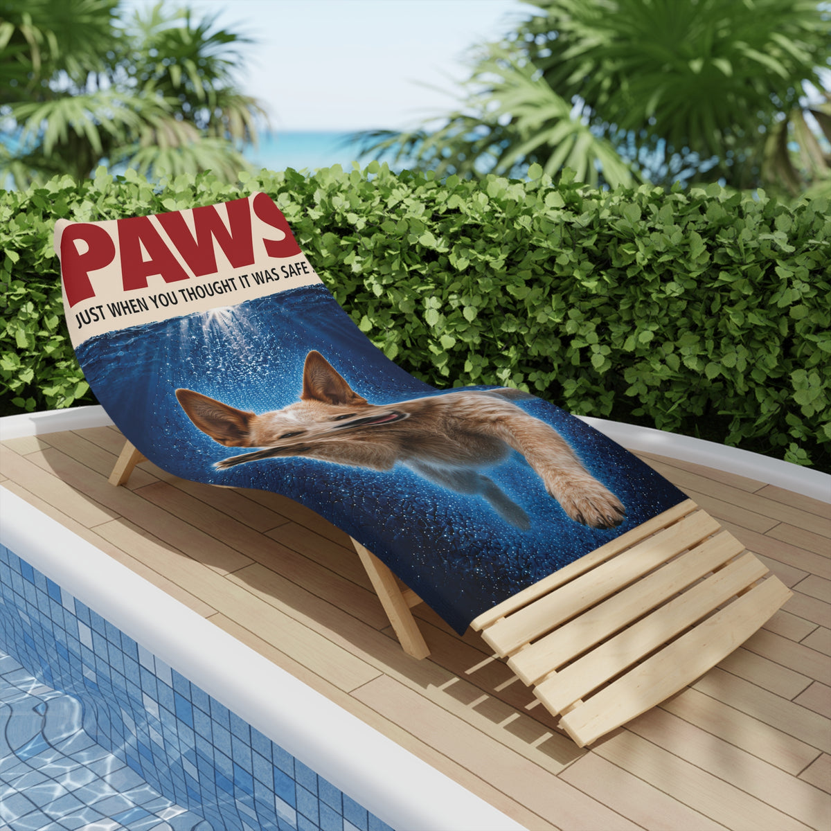 Australian Cattle Dog #1 PAWS Beach Towel