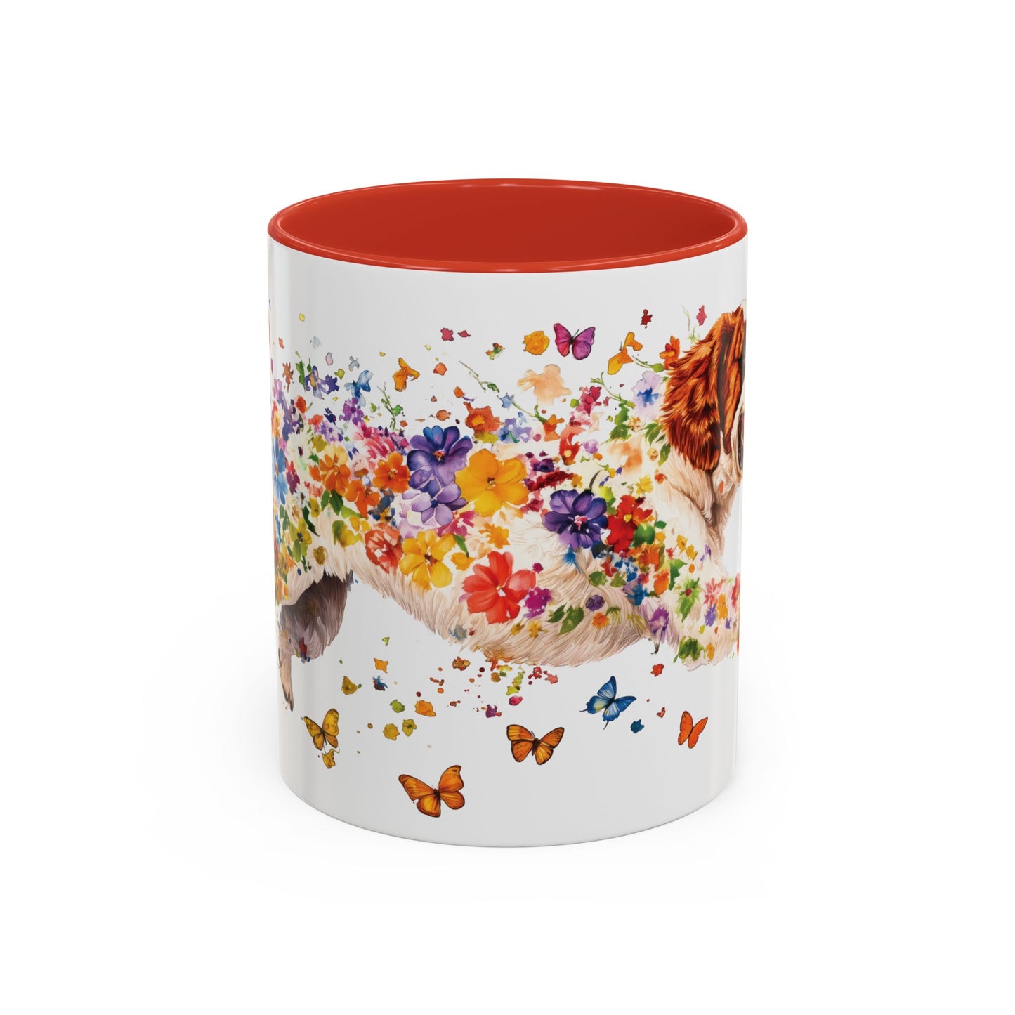 Saint Bernard Personalized Accent Mugs, 11oz