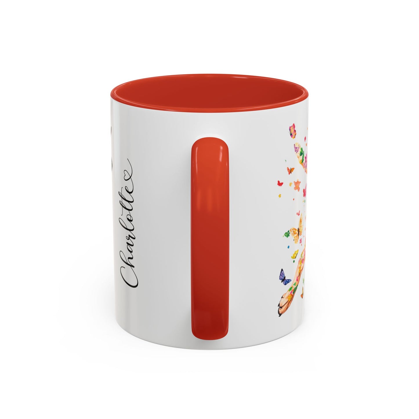 Black Mouth Cur Personalized Accent Mugs, 11oz